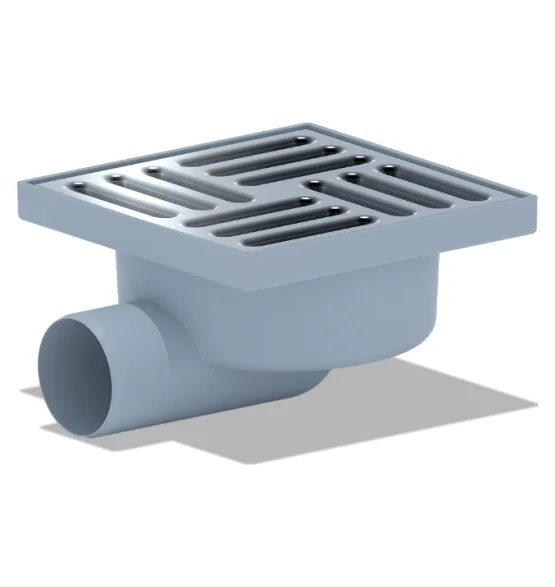 trap-dlya-dusha-ani-plast-ta5112-gorizontalnyj-nereguliruemyj-s-vypuskom-50-mm-i-reshetkoj-iz-nerzhaveyushhej-stali-150h150-mm-ani-plast