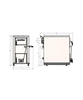 Твердотопливный котёл SAKOVICH Madera 16 кВт