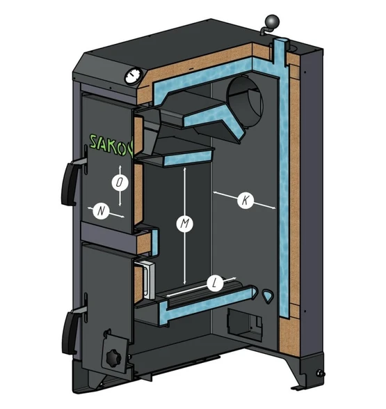 Твердотопливный котёл SAKOVICH STANDART Pro 26 кВт