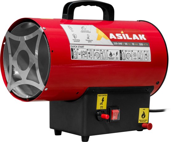 Нагреватель воздуха газовый Ecoterm GHD-151 (15 кВт, 320 куб.м/час)