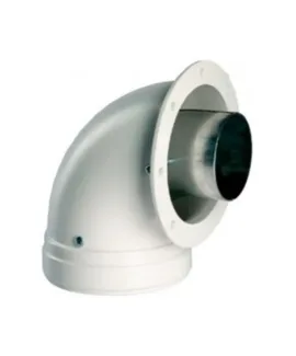 Колено алюминиевое D80 45°, KRATS
