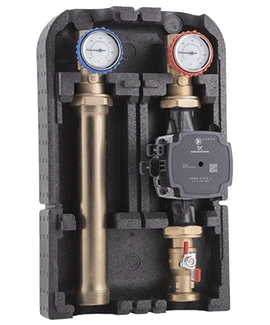 Насосная группа прямая Barberi 31G02500U DN25 с насосом UPM3 AUTO L 25-70