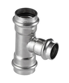 Тройник редукционный нержавеющий ST INOX 22×15 мм под пресс
