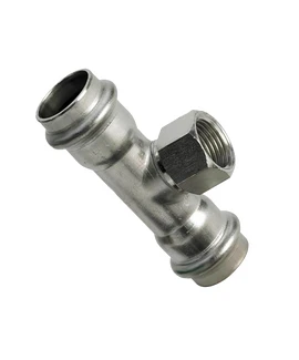 Тройник с внутренней резьбой ST INOX 28 мм × 1/2