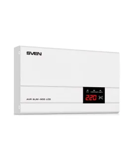 Стабилизатор напряжения SVEN AVR SLIM-500 LCD