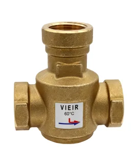 Антиконденсационный трёхходовой клапан Vieir VR238A, 1″, 60 °C
