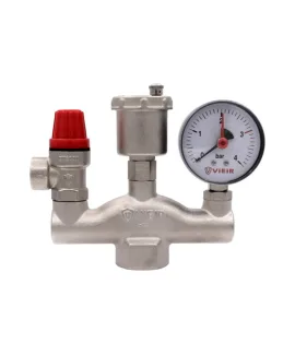 Группа безопасности для котла Vieir AQ1063, латунь