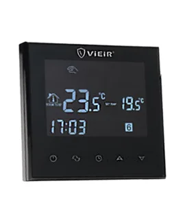 Термостат комнатный Vieir VR406-C, чёрный