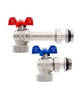 Комплект кранов для коллекторных групп Vieir VER63, 1″