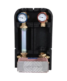 Насосная группа STOUT SDG-0038-282501 с теплообменником 28 пластин, DN25, без насоса
