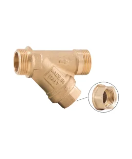 Фильтр грубой очистки Barberi P22015000 1/2″, НР-НР, с заглушкой под гильзу