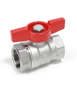 Шаровой кран Giacomini R251X005 1″, НР-НР, бабочка, хром