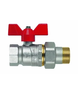 Американка F.I.V. 8373R004 1/2″, ВР-НР, бабочка, никель