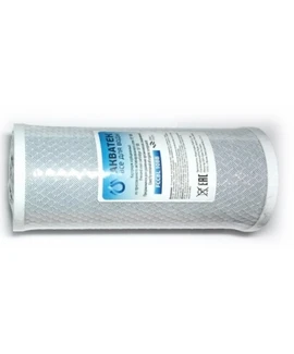 Картридж угольный прессованный Акватек Big Blue 10″, 10 мкм