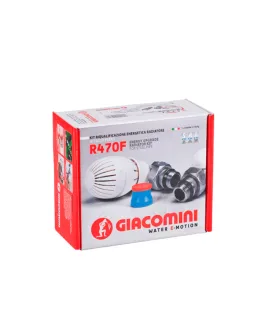 Комплект термостатический Giacomini R470FX003 угловой, 1/2″ min