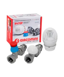 Комплект термостатический Giacomini R470FX013 прямой, 1/2″ min