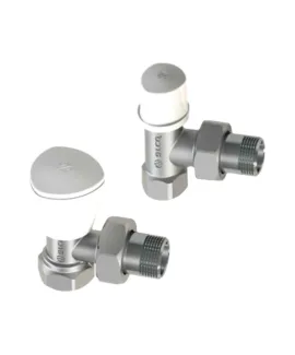 Комплект кранов радиаторных Arco KCM17 угловой TIEDE, 1/2″ min