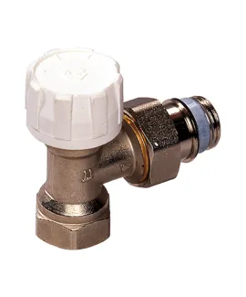 Нижняя часть термостатного вентиля Simplex F34004 угловая, DN15, 1/2″