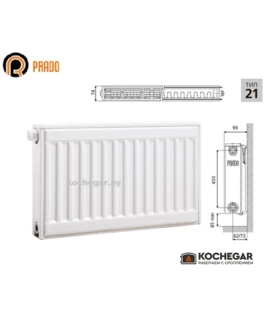 Стальной радиатор Prado Universal тип 21 500x2200 min
