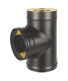 Сэндвич-тройник AISI 430 0,8 мм Ø115×200 мм чёрный min