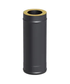 Сэндвич-труба AISI 430 0,8 мм Ø150×250 мм L-1 м чёрный