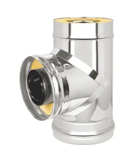 Сэндвич-тройник AISI 304 0,8 мм Ø115×180 мм min