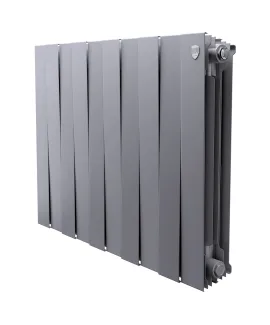 Биметаллический радиатор Royal Thermo PianoForte 500 Silver Satin, 10 секций