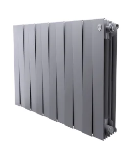 Биметаллический радиатор Royal Thermo PianoForte 500 Silver Satin, 12 секций