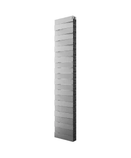Биметаллический радиатор Royal Thermo PianoForte Tower 300 Silver Satin, 22 секции