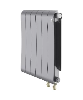 Биметаллический радиатор Royal Thermo Infinity 500 Silver Satin, 6 секций
