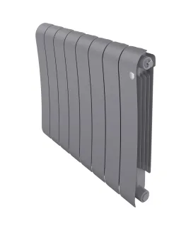 Биметаллический радиатор Royal Thermo Infinity 500 Silver Satin, 8 секций