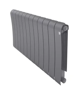 Биметаллический радиатор Royal Thermo Infinity 500 Silver Satin, 12 секций