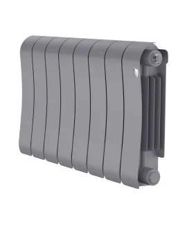 Биметаллический радиатор Royal Thermo Infinity 300 Silver Satin, 8 секций