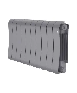 Биметаллический радиатор Royal Thermo Infinity 300 Silver Satin, 10 секций