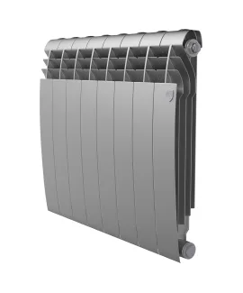 Биметаллический радиатор Royal Thermo BILINER B 500 Silver Satin, 8 секций