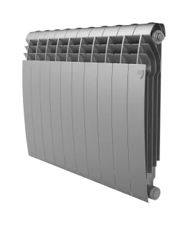 Биметаллический радиатор Royal Thermo BILINER B 500 Silver Satin, 10 секций