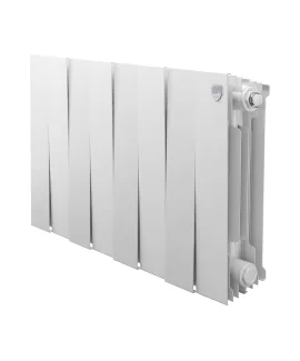 Биметаллический радиатор Royal Thermo PianoForte 300 Bianco Traffico, 8 секций