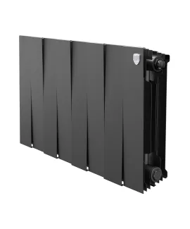 Биметаллический радиатор Royal Thermo PianoForte 300 Noir Sable, 8 секций