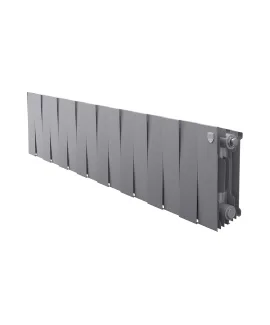Биметаллический радиатор Royal Thermo PianoForte 200 Silver Satin, 16 секций