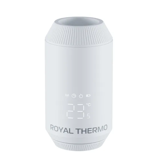 Термостат радиаторный электронный Royal Thermo Smart Heat 2.0, белый — фото 3