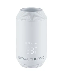 Термостат радиаторный электронный Royal Thermo Smart Heat 2.0, белый — фото 3