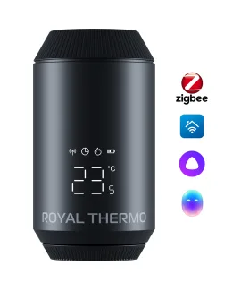Термостат радиаторный электронный Royal Thermo Smart Heat 2.0, черный