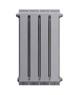 Биметаллический радиатор Royal Thermo PianoForte 500 Silver Satin VDR, 8 секций min