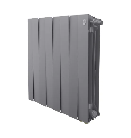 Биметаллический радиатор Royal Thermo PianoForte 500 Silver Satin VDR, 10 секций