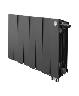 Биметаллический радиатор Royal Thermo PianoForte 300 Noir Sable VDR, 6 секций