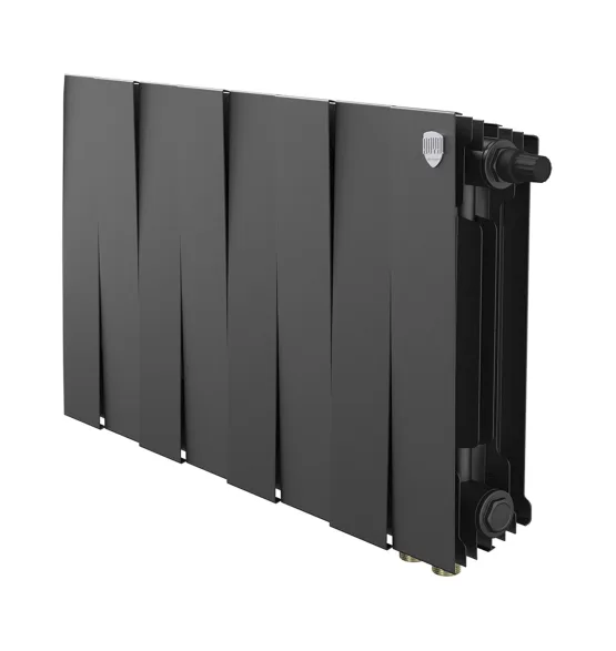 Биметаллический радиатор Royal Thermo PianoForte 300 Noir Sable VDR, 12 секций