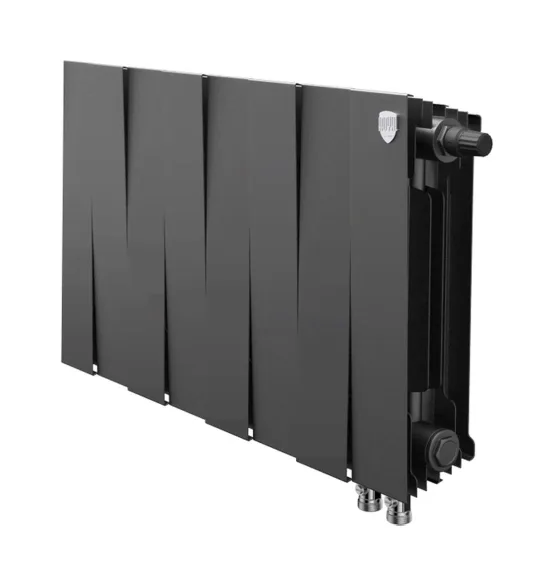 Биметаллический радиатор Royal Thermo PianoForte 300 Noir Sable VDR, 12 секций