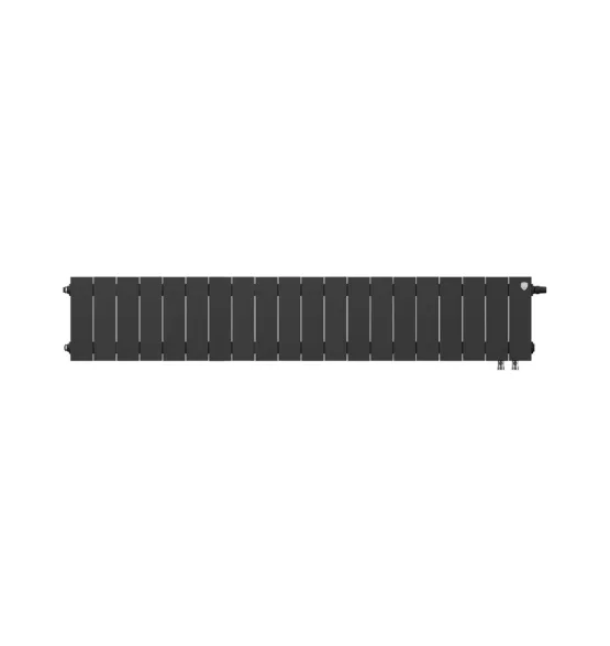 Биметаллический радиатор Royal Thermo PianoForte 200 Noir Sable VDR, 14 секций