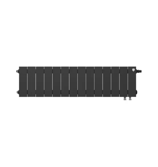 Биметаллический радиатор Royal Thermo PianoForte 200 Noir Sable VDR, 16 секций
