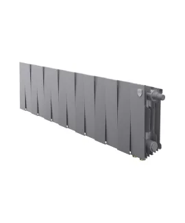 Биметаллический радиатор Royal Thermo PianoForte 200 Silver Satin VDR, 10 секций